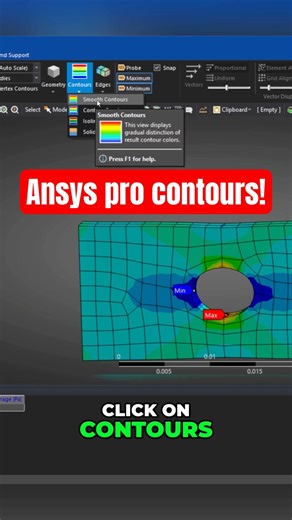 Make ANSYS Contours Look Professional (Do This) #Shorts