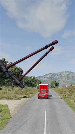 2.7K views | Colorful Cars vs Hammer | BeamNG.drive #21 | Beamng Exceptional | Facebook