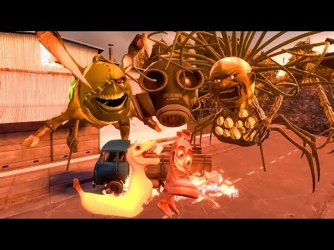 Invasion Lin Gang Melon Strider Army Dangerous Bridge in Garry's Mod !