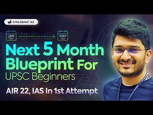 AIR 22's Studyplan for UPSC Beginners | Strategy for Next 5-month by IAS, Pavandatta #upsc2024