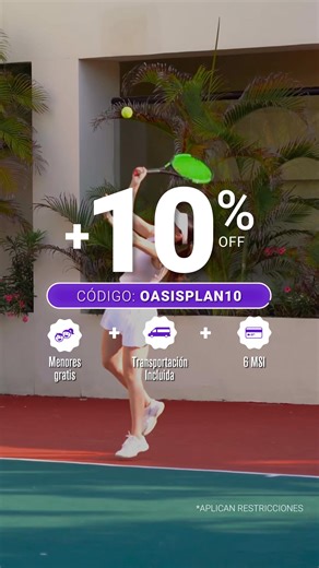 ¡FINALIZA TU RESERVACIÓN CON 10% DE DESCUENTO EXTRA! 🌴✨ Anticipa tu llegada y asegura tu lugar en el paraíso utilizando el código: OASISPLAN10. *Exclusivo para reservas con al menos 90 días de antelación. | The Pyramid Cancun