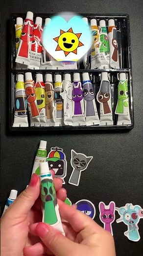 sprunki 🍓 Sticker Color Splash Play #sprunki