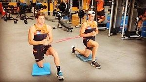 One of my favourite anti-rotation progressions. Great way to partner up your training and add some competitive wrestle at the end point. | Lachlan Wilmot - Athletic Performance Coach