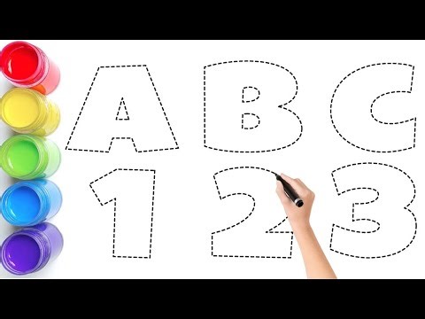 Learn ABC-123 - Kids Tracing & Coloring Fun