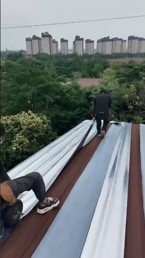 "Roof Sheet Installation | Metal Roofing Work | Roofing Construction Guide"