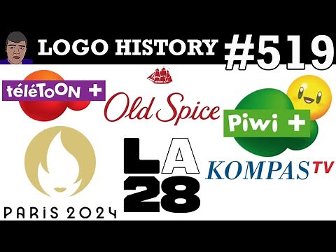 LOGO HISTORY #519 - Piwi+, Old Spice, Télétoon+, Kompas TV, Paris 2024 & Los Angeles 2028