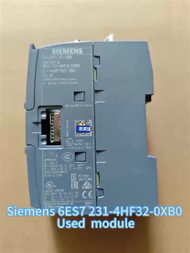 Siemens 6ES7 231-4HF32-0XB0 Used module Siemens 6ES7 231-4HF32-0XB0 # module # thermostat # USED #best offer #ebay #paypal #TT #warranty #DHL #Fedexfer #e bay #paypal #TT #warranty #DHL #Fedex