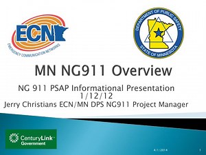 MN NG911 Overview - SlideServe
