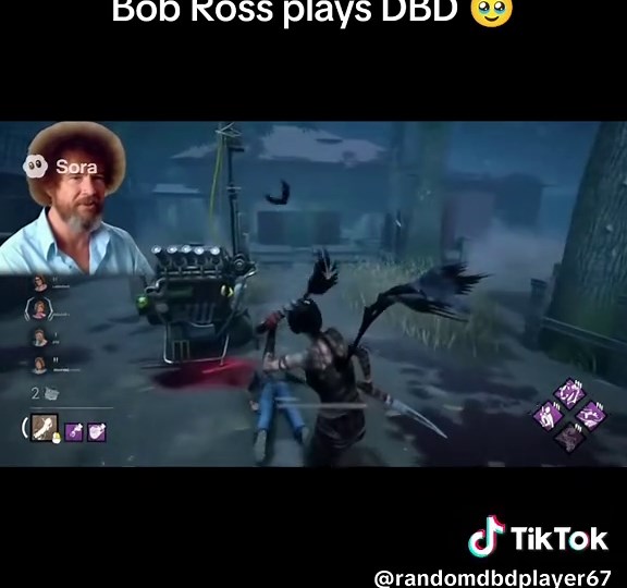 we got Bob Ross playing DBD before GTA6 🙏🏻 #bobross #deadbydaylight #dbd #dbdtiktok #sora2