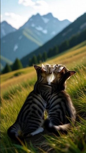 19 October 2025 #cat #cats travel mountain area