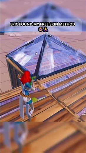 EPIC FOUND MY FREE SKIN METHOD 😭🙏 #fortnite #fortniteclips #fortnitefunny