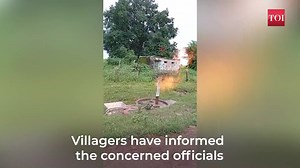 #Bizarre: Watch this #viral video of how a hand-pump in #MadhyaPradesh is spewing fire and water together. | The Times of India