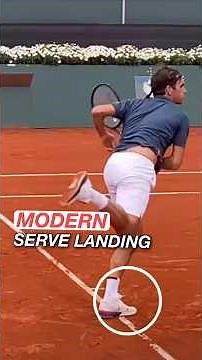 The Father of Modern Tennis Serve Landing