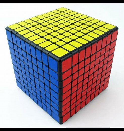 1x1 to 21x21 rubik's cube.