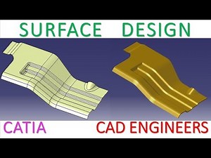 41. Surface design in Catia V5.