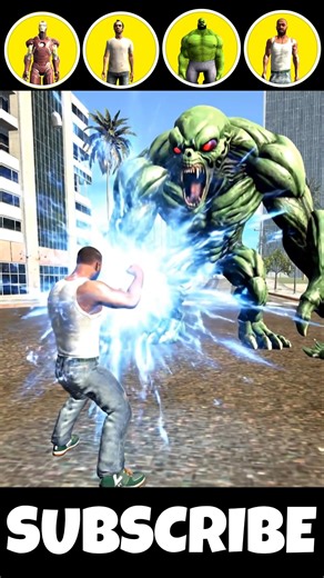 😱 Alien Monster Challenge In Indian Bike Driving 3D 💥 #shorts #gaming #viral