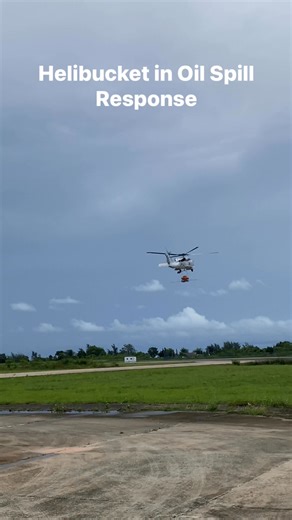Helibucket in Oil Spill Response #mission #Seahawk #helicopter | Hawk Tricycle
