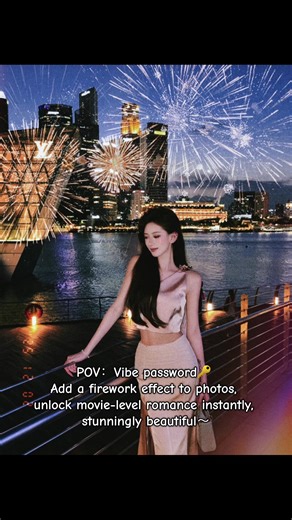 POV：Vibe password🔑 Add a firework effect to photos, unlock movie-level romance instantly, stunningly beautiful～@HypicVietnam #hypic #hypiccreator #hypicforu #photoediting #editing