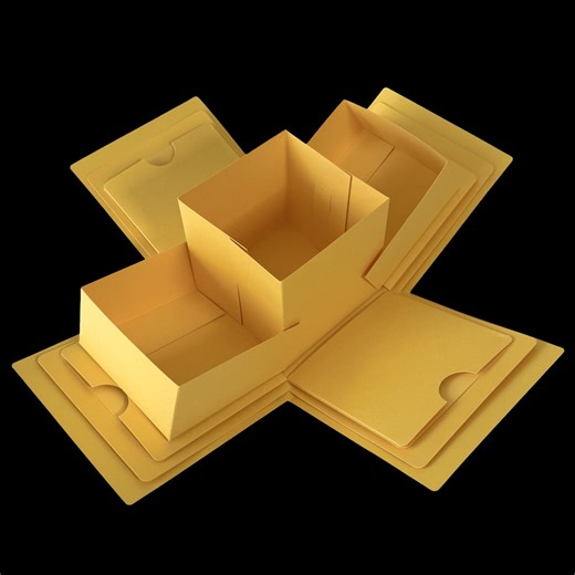 DIY 4-layer Explosion Surprise Gift Box Kit - Etsy