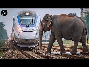 Top 10 Horrifying Moments of Animals Colliding with Trains | Live Accident