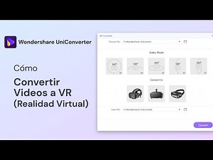Cómo Convertir Video en VR (Realidad Virtual) | UniConverter 13 Windows