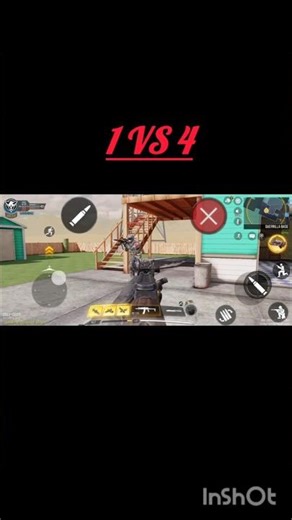 1 vs 4 Clutch 😱 | Impossible Win in COD #shorts #viral #callofduty #1vs4
