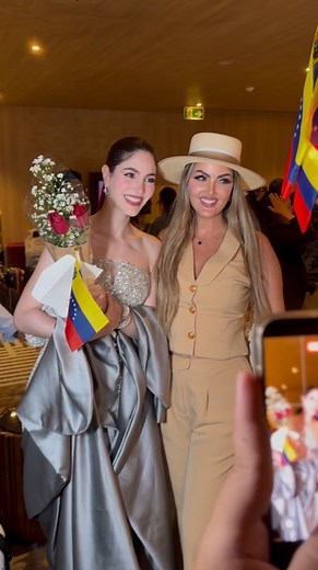 94K views · 4.1K reactions | Surrounded by her supporters, friends, and family, Stephany Abasali, Miss Universe Venezuela 2025 feels the warmth of home. After an intense rehearsal, the Miss Universe 2025 candidates step out to meet a crowd roaring with excitement as the grand coronation night draws near. | Pageant Talk | Facebook