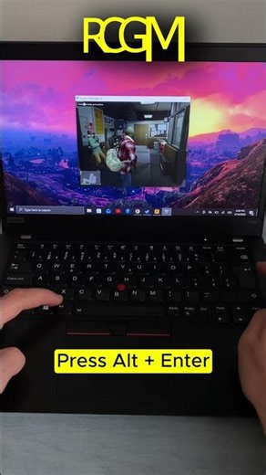 How to run gta 5 in full screen (2026) #gtapc #gta5