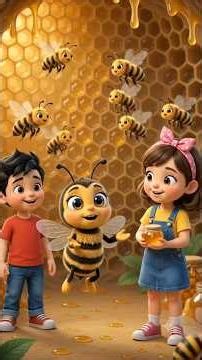 How Bees Make Honey for Kids | Honey Bee Adventure | kids learning video #beevideo #littlebee #kids