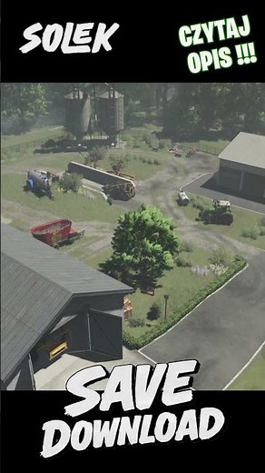 🔴SOLEK🔴 - DOWNLOAD SAVE✅ ŚREDNIE GOSPODARSTWO✅ #farmingsimulator25 #farmingsimulator22 #fs25