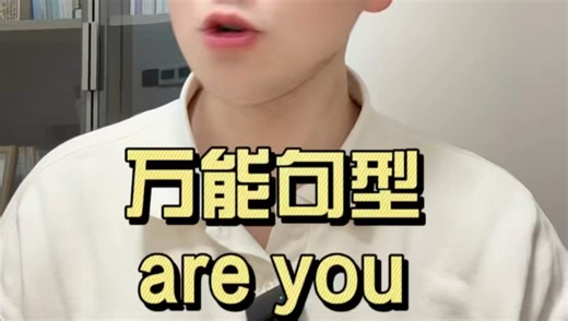 万能句型are you