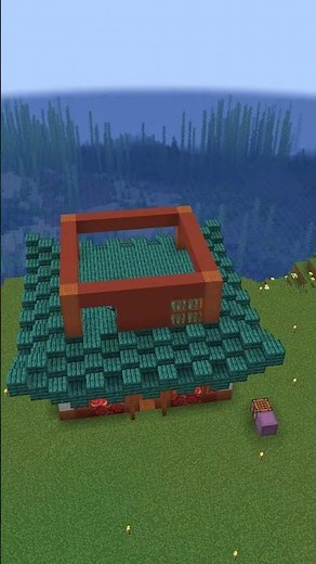 MINECRAFT CHINESE HOUSE TUTORIAL :D #minecraft #minecraftbuilding #gaming