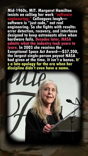 Margaret Hamilton vs. “Just Code”: The MIT Fight That Made Software Engineering Real