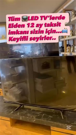 KIRŞEHİR MERHABA🫶TÜM LED TV LER ELDEN 12 ay taksit imkanı ile şimdi KİLİM MOBİLYA da… #televizyon #ledtv #çeyizalışverişi #kırşehir #keşfet #keşfetteyi̇z #fypシ #kaman #çiçekdağı #kilimmobilya #kırşehiralışveriş | İncehan AVM