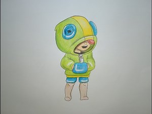 How to draw Leon from Brawl Stars