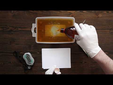 Calotype or Paper Negatives - Iodizing the paper negative