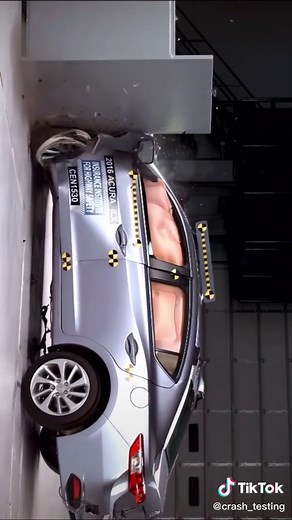 2016 Acura ILX Crash Test | Flip To Watch!#cars #crash #crashtest #acura #acurailx #ilx #fyp #viral | video credit: iihs