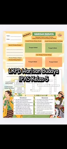 LKPD Warisan Budaya Kelas 5 Semester 2
