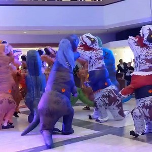 55K views · 1.5K reactions | Wednesday is the new Friday? #TRex #DancinFools #DragonCon2019 | Dragon Con | Facebook