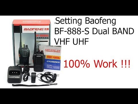 HOW TO PROGRAM VHF CHANNEL ON BAOFENG BF888s 100% Work