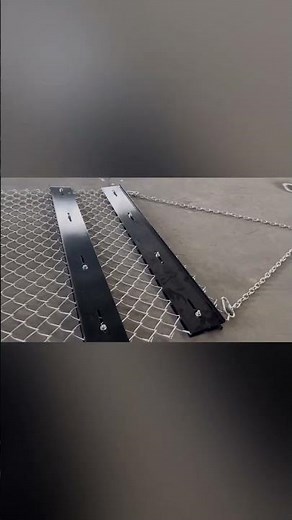 Drag Harrow ATV Lawn Rake 4x3ft / 6×5ft Chain Field Drag for Farm & Garden #Drag Harrow