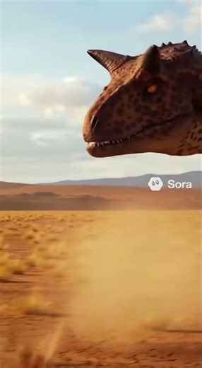 Carnotaurus Chase — The Sprint Across the Dry Plains｜#Carnotaurus (Fictional Effect)