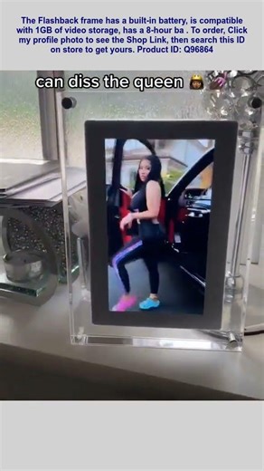 Digital picture frame with video capabilities.