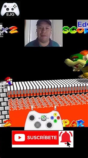 NIGHTMARE to get past Bowser in Super Mario Bros NES 64