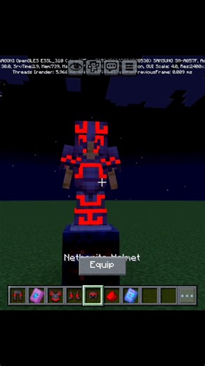 🔥 Ultimate Red Netherite Armor 🔥