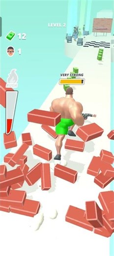 Get HUGE & Crush the Alien! 💪👽 #MuscleRush #Gaming #Fun #game #shortgamer #shortsfeed #shorts #yt