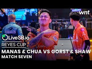 AJ Manas & Johann Chua vs Jayson Shaw & Fedor Gorst | Match Seven | Day Two | 2025 Reyes Cup