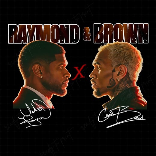 Usher Raymond Chris Brown R&B Tour 2026 PNG Design (digital Download) - Etsy