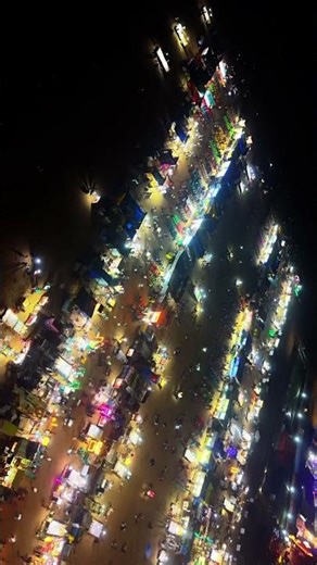 Besant Nagar Beach Night View | Chennai Drone Shots 🌙🌊