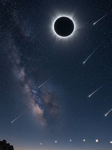 a lua com duas estrelas no céu #astronomia #universo #nasa #eventosastronomicos #lua